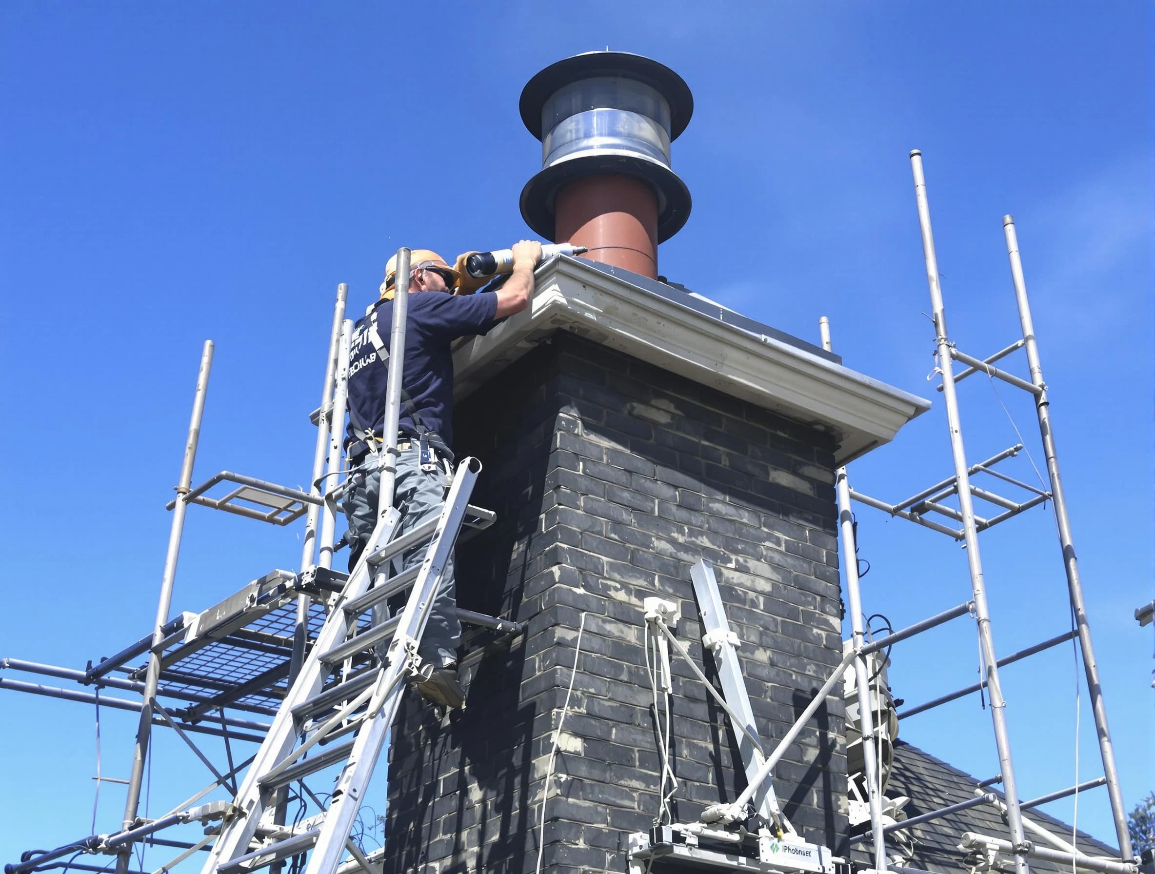 Sturdy chimney crown finished by O'Hara Chimney Sweep in O'Hara, PA