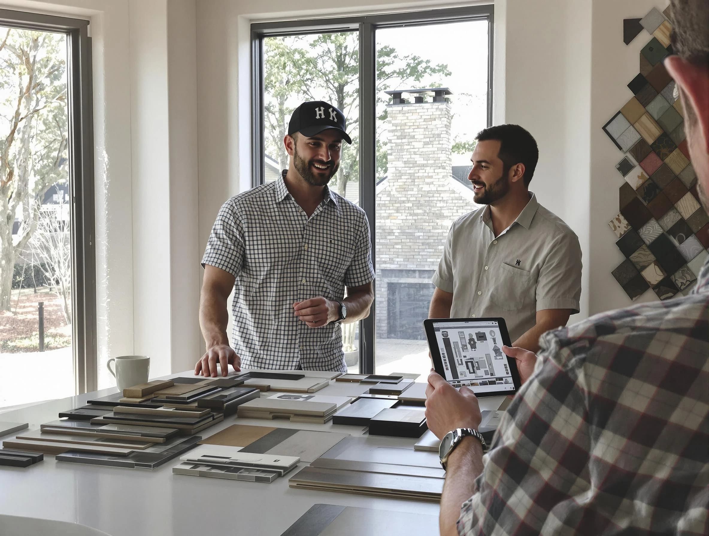 O'Hara Chimney Sweep remodeling a chimney and fireplace in O'Hara, PA
