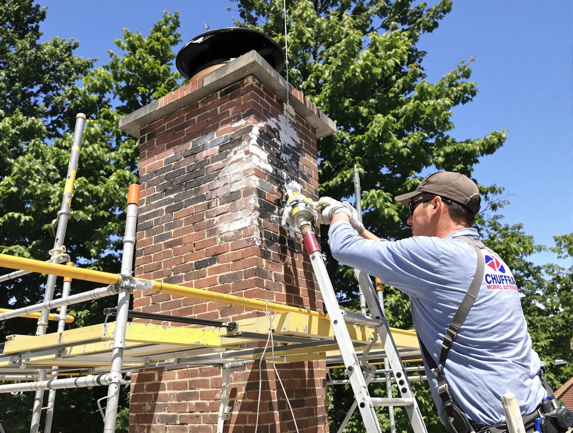 Structural chimney repair by O'Hara Chimney Sweep in O'Hara, PA