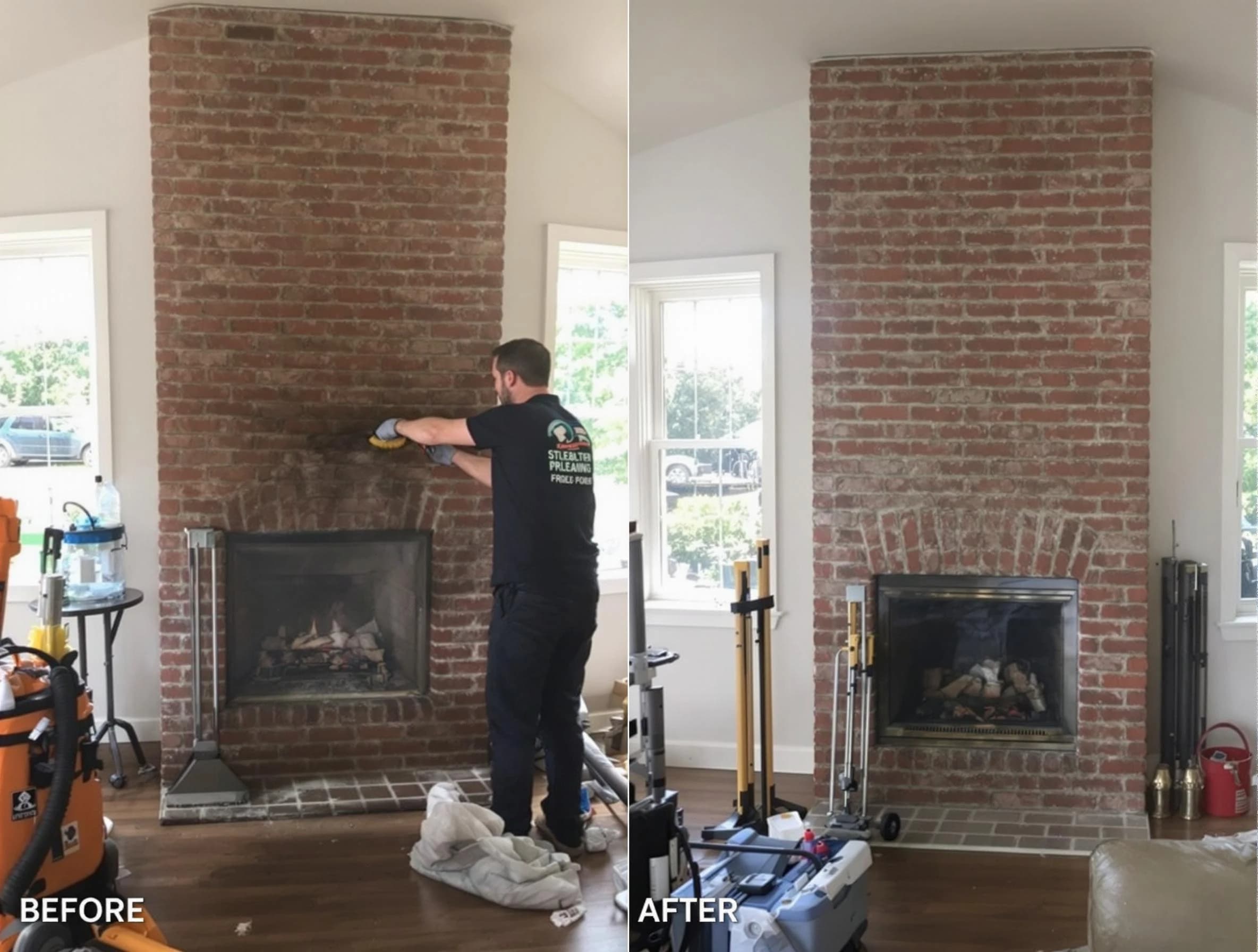 Finished chimney sweeping service by O'Hara Chimney Sweep in O'Hara, PA