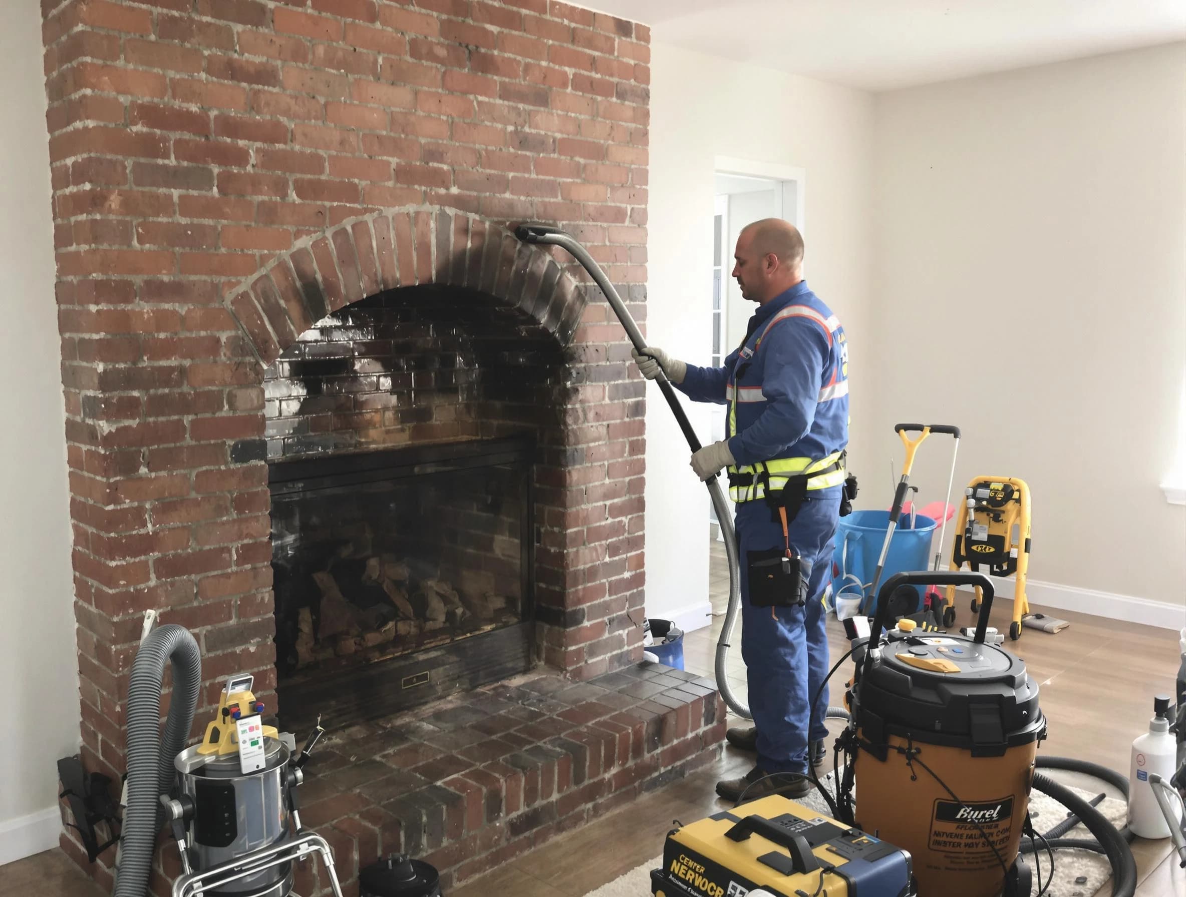 O'Hara Chimney Sweep expert performing detailed chimney sweep in O'Hara, PA