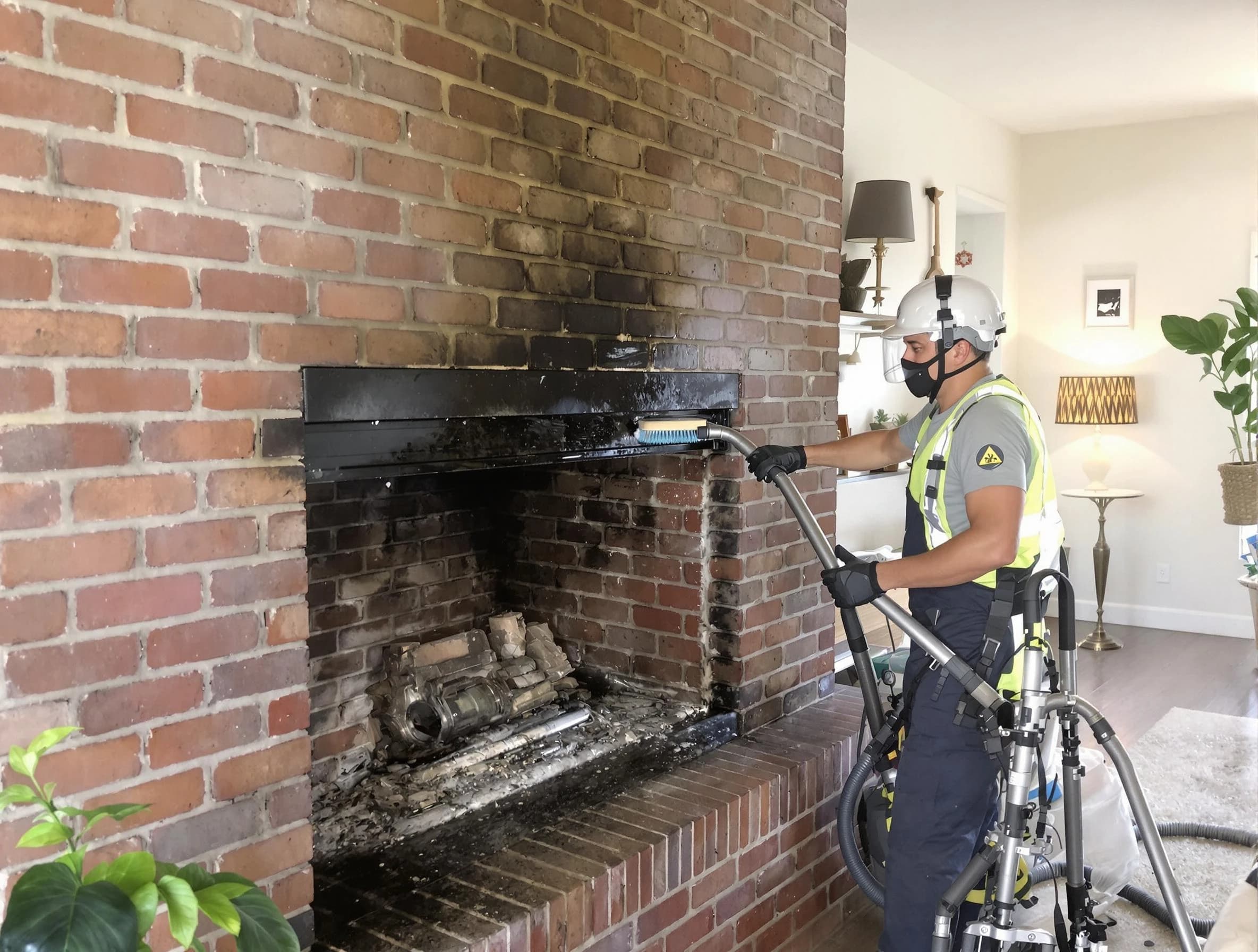 O'Hara Chimney Sweep providing fireplace cleaning services in O'Hara, PA