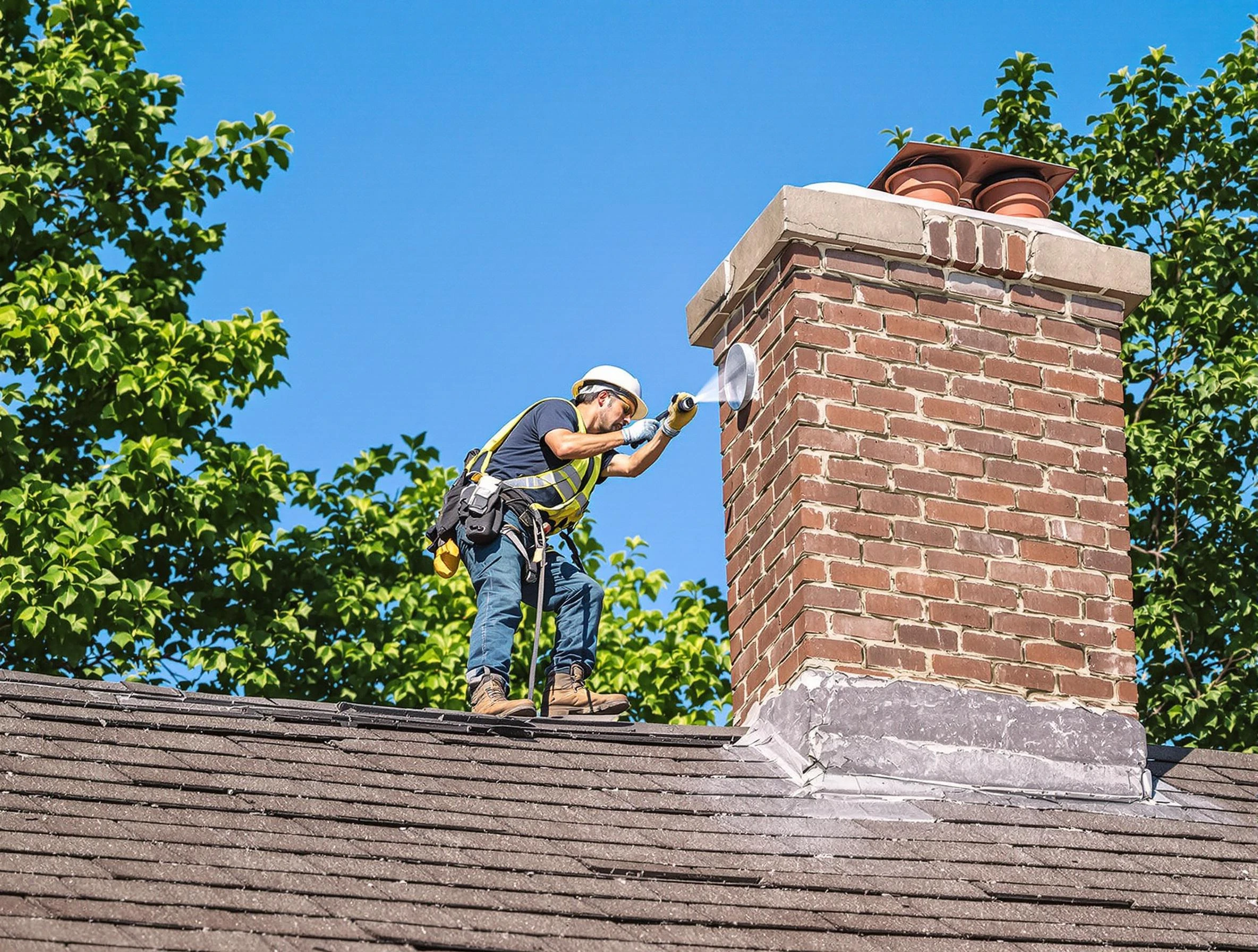 O'Hara Chimney Sweep performing an inspection with advanced tools in O'Hara, PA