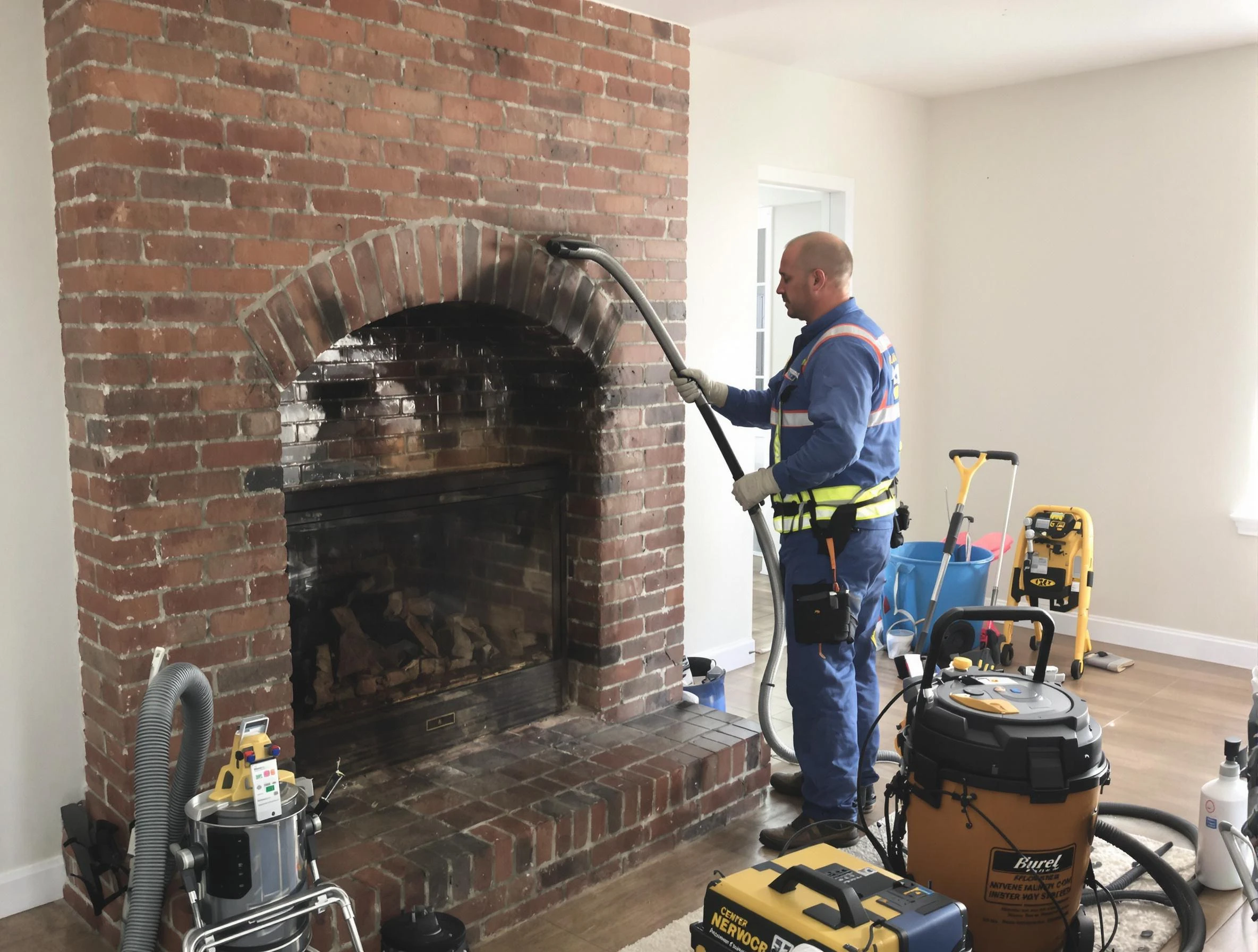 O'Hara Chimney Sweep expert performing detailed chimney sweep in O'Hara, PA